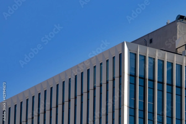 Fototapeta Modern architecture or financial building background photo