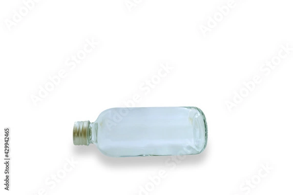 Fototapeta bottle on white background 