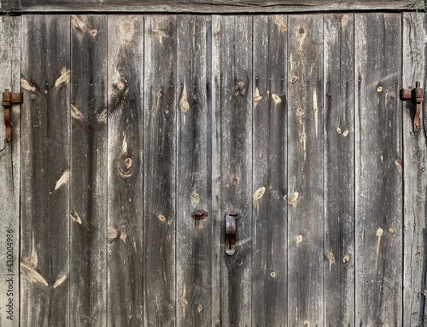 Fototapeta Old boards with a clear structure
