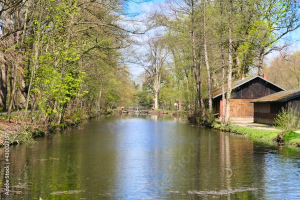 Obraz Alte Schleuse in Meppen; Koppelschleuse