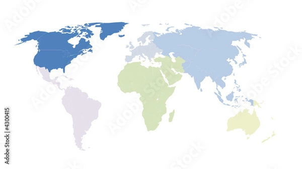 Fototapeta World map background