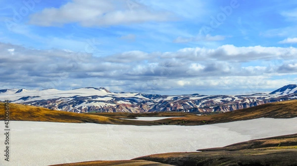 Obraz landscape with snow