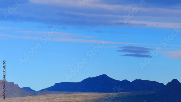 Obraz mountains and clouds