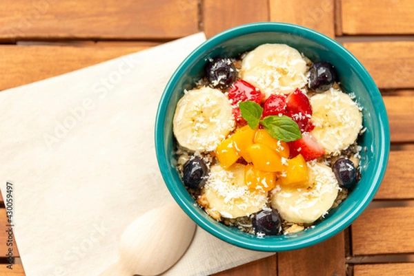 Obraz フルーツたっぷりなアサイーボウル