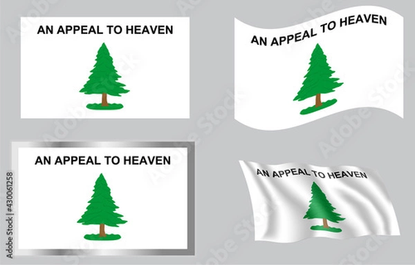Fototapeta Pine Tree Flag of 1775