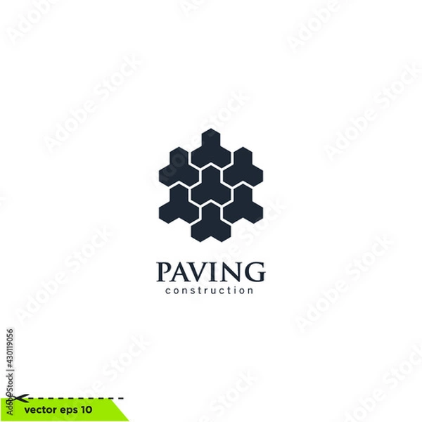 Fototapeta paving icon vector illustration simple design element