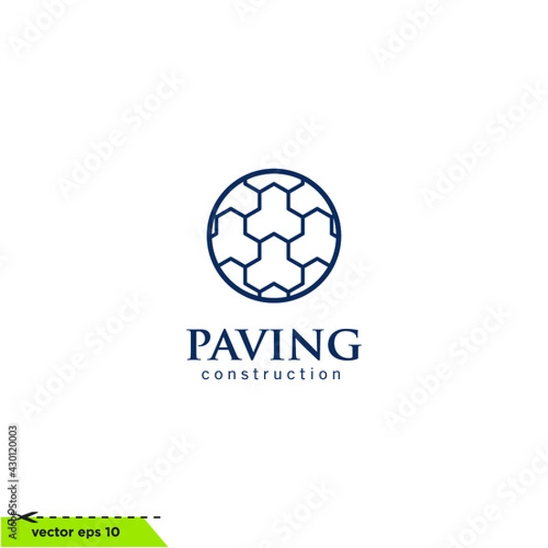 Fototapeta paving icon vector illustration simple design element
