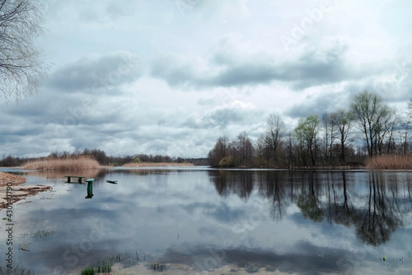 Obraz landscape reflection in water