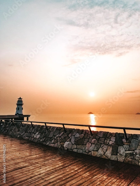 Obraz sunset on the beach