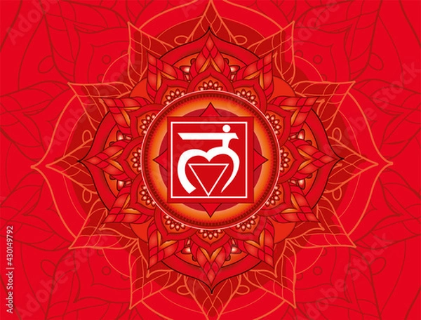 Obraz Muladhara Chara Ilustration Vector