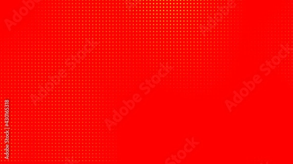 Obraz Dots halftone orange yellow color pattern gradient texture with technology digital background. Dots pop art comics with summer background.