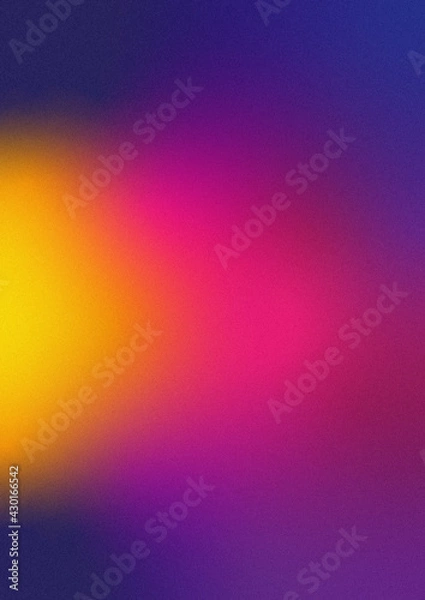 Obraz Grainy abstract texture for background or element decoration. Yellow pink and blue background.