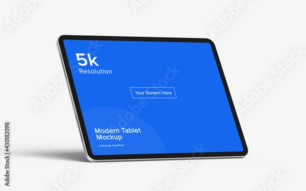 Obraz Tablet Mockup | Fully Editable File, Replaceable Screen, Separated Shadow and Background