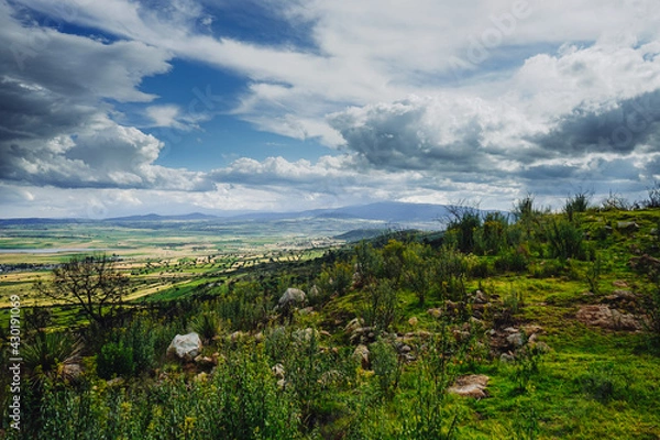 Obraz landscape with sky and clouds