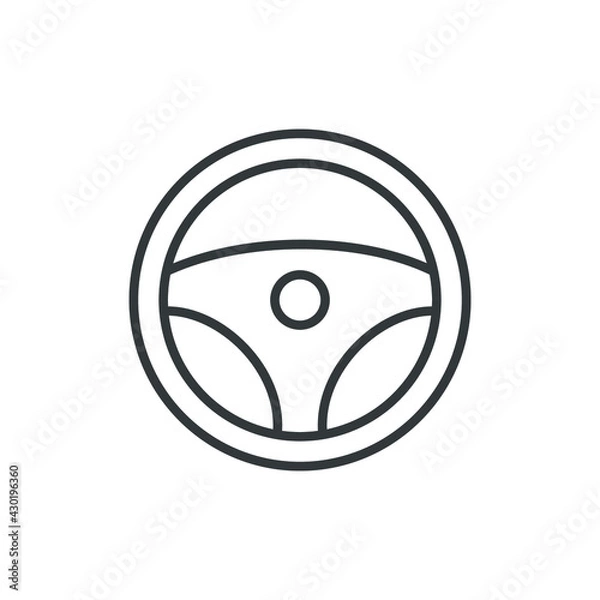 Obraz steering wheel icon