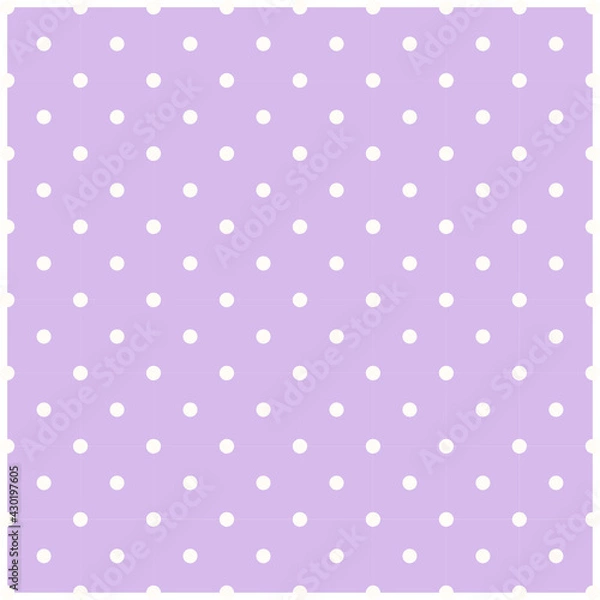 Obraz violet polka dots background
