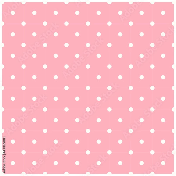 Obraz red polka dot background
