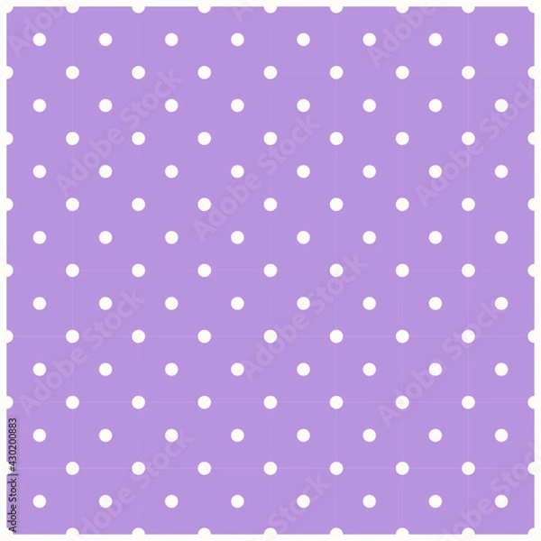 Obraz Violet polka dots background