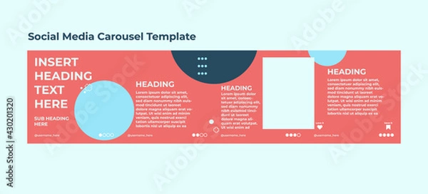 Obraz Social Media Carousel Template
