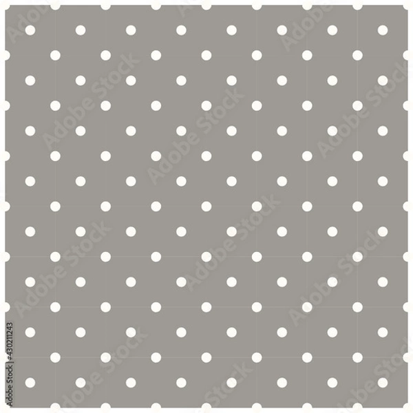 Obraz Seamless black pastel polka dot background