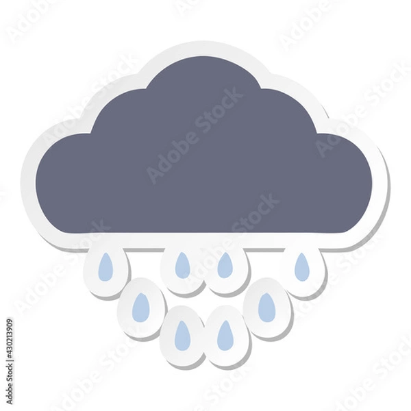 Fototapeta storm cloud sticker