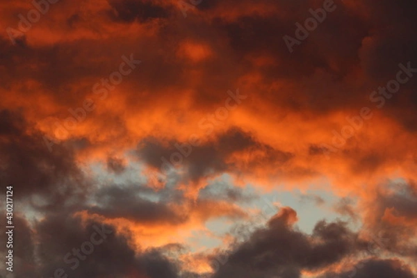 Fototapeta clouds in the sky