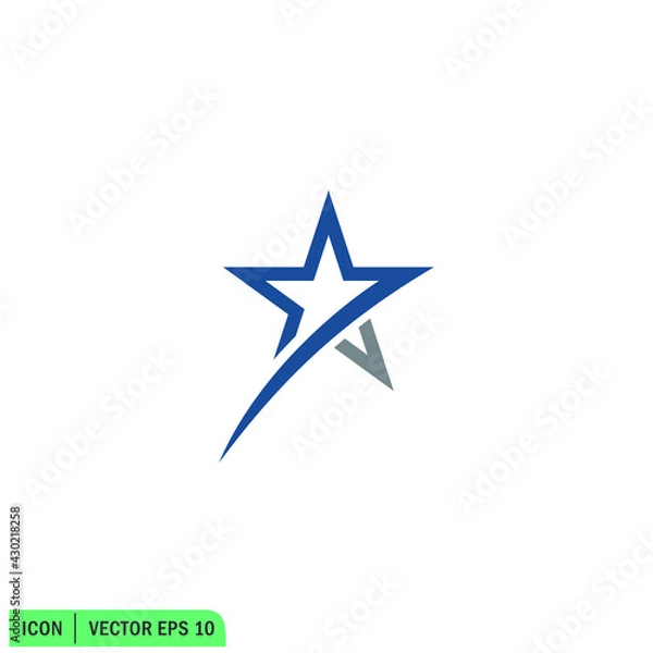 Fototapeta star company logo template