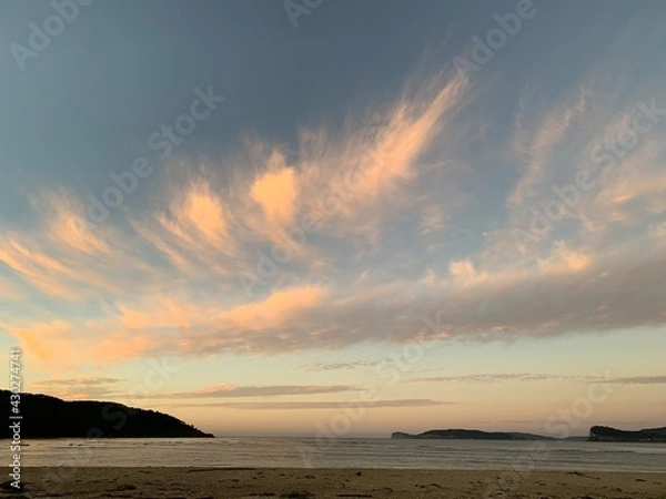 Obraz sunset on the beach