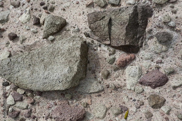 Obraz 波風に浸食された堆積岩の表面	