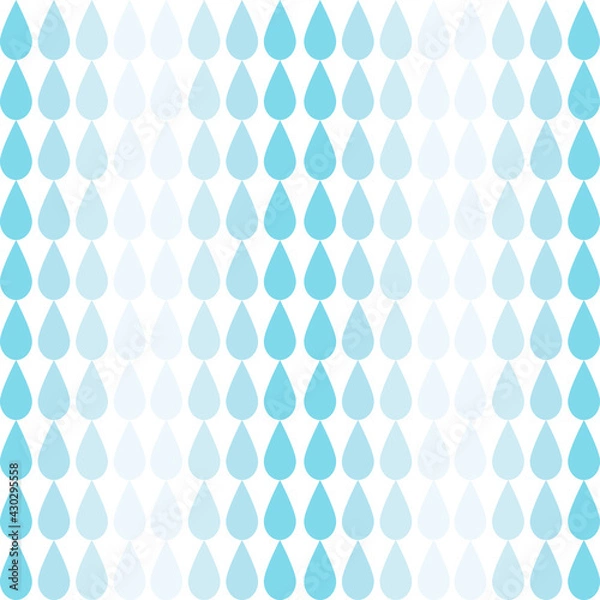 Obraz Water drop, polka-dot seamless pattern 1