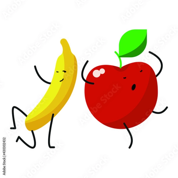 Obraz funny fruit cartoon