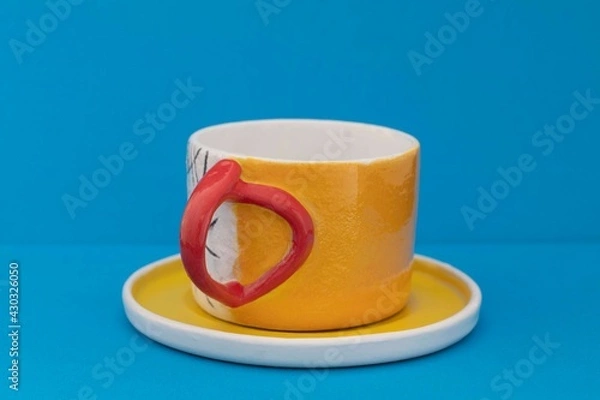 Obraz handmade ceramic mug with interesting design