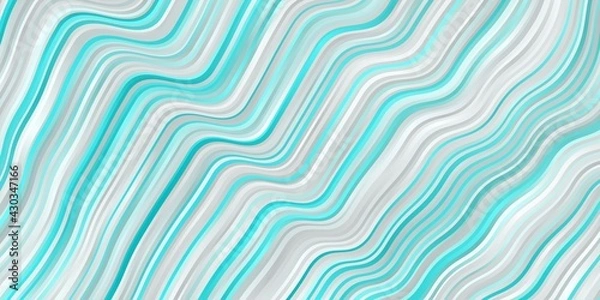 Fototapeta Light BLUE vector texture with circular arc.