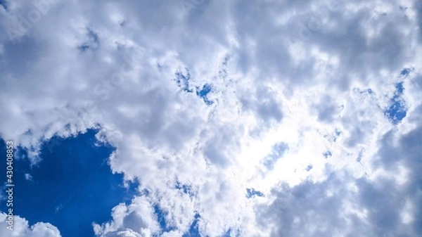 Obraz blue sky with clouds