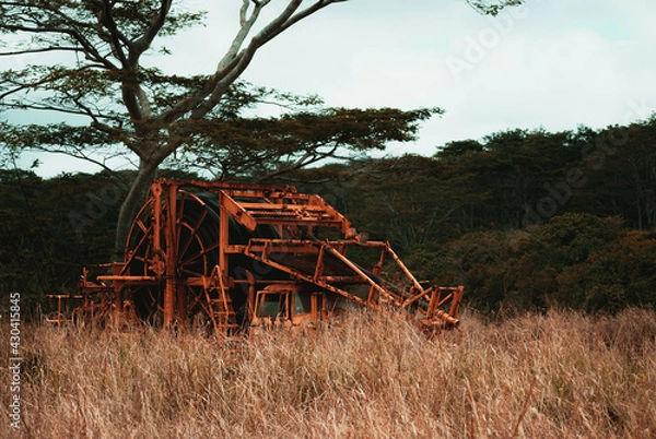 Obraz old farm equipment