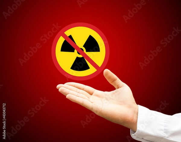 Obraz Hand and no nuclear