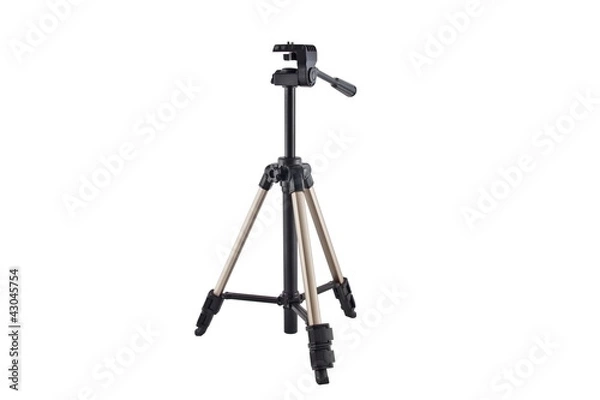 Fototapeta tripod for photo and video cameras