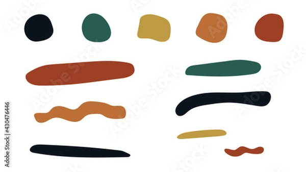 Fototapeta Blob shapes