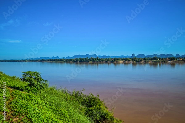 Obraz landscape with mekong river