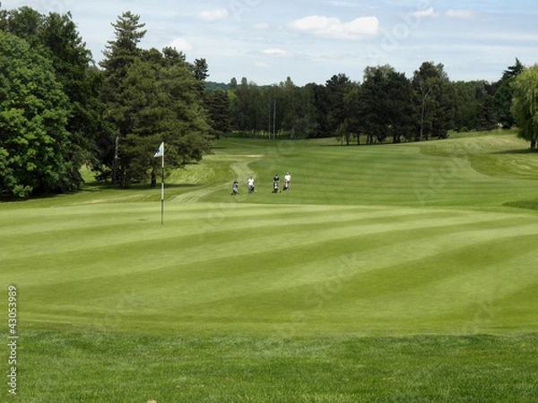 Fototapeta parcours de golf en région parisienne