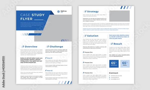 Obraz Case Study Flyer