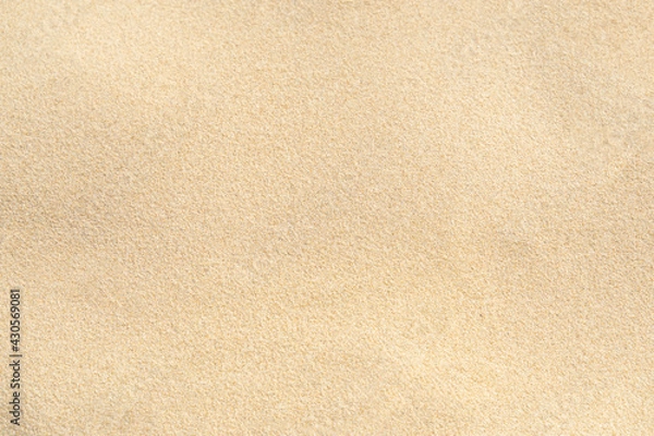 Obraz Sand texture background on the beach. Light beige sea sand texture pattern.