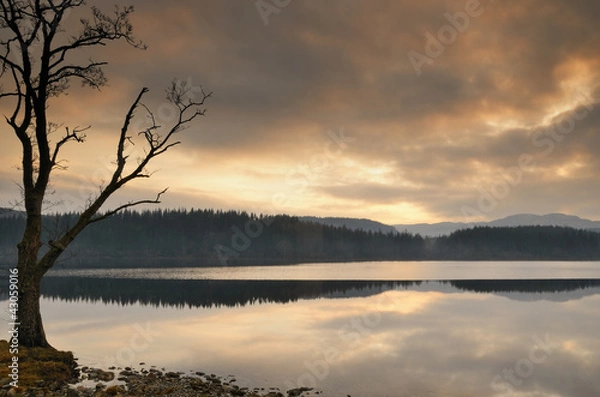 Obraz Loch Ard Storm Looming