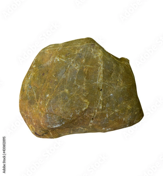Fototapeta stones isolated on white background.Big granite rock stone.rock stone isolated on white background