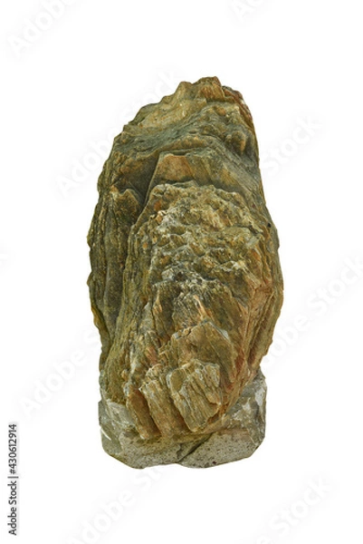 Fototapeta stones isolated on white background.Big granite rock stone.rock stone isolated on white background