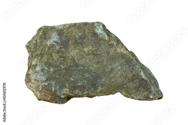 Fototapeta stones isolated on white background.Big granite rock stone.rock stone isolated on white background