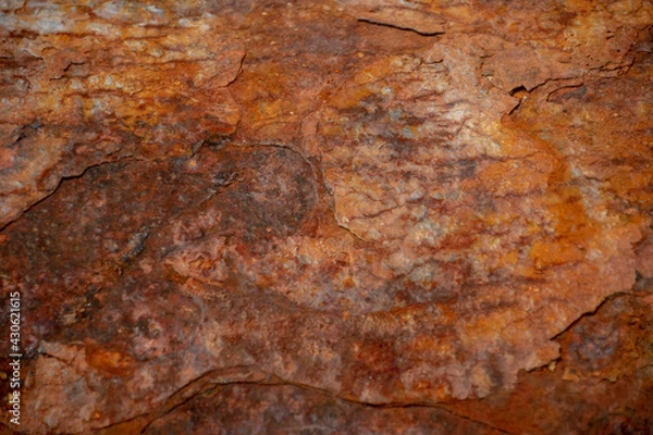 Fototapeta Rusty metal texture Suitable for use as a background.