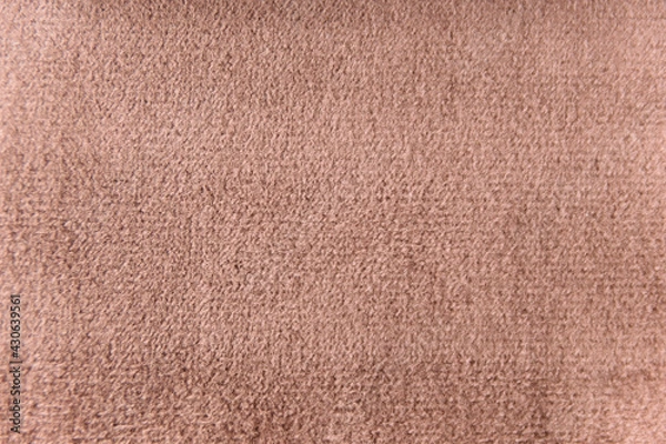 Fototapeta Collection of colorful velour textile samples. Fabric designed for sofas and armchairs. Fabric texture background