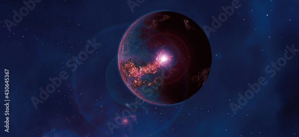 Obraz Lava Planet Vaporwave V.2