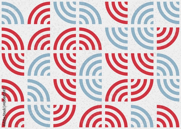 Obraz Abstract Geometric Pattern generative computational art illustration